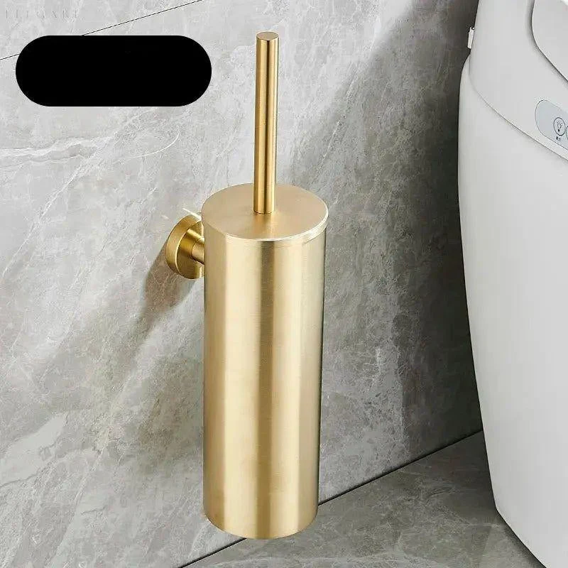 Elegant Toiletbørste i Rustfrit Stål – Stilrent og Pladsbesparende