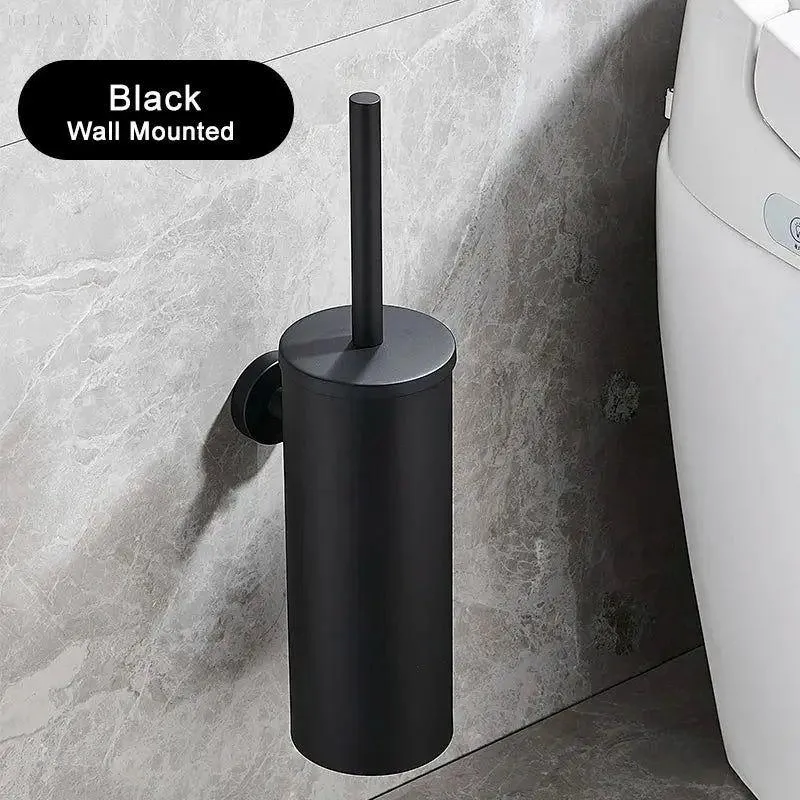 Elegant Toiletbørste i Rustfrit Stål – Stilrent og Pladsbesparende