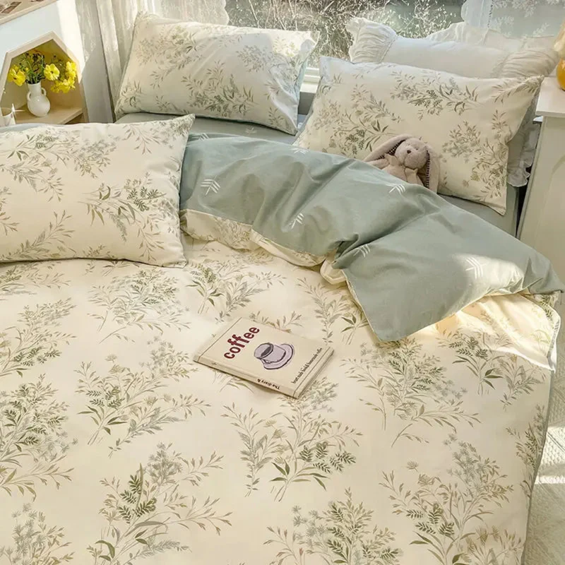 Blomster Sengetøjssæt i Polyester - Ultimativ Komfort