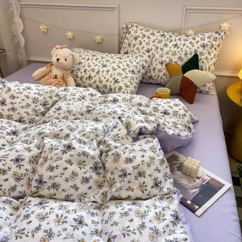 Blomster Sengetøjssæt i Polyester - Ultimativ Komfort