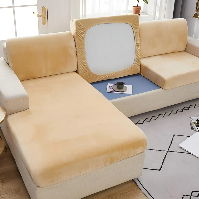 Elegant Sofaovertræk i Strækstof – Beskytter og Fornyer Dit Hjem