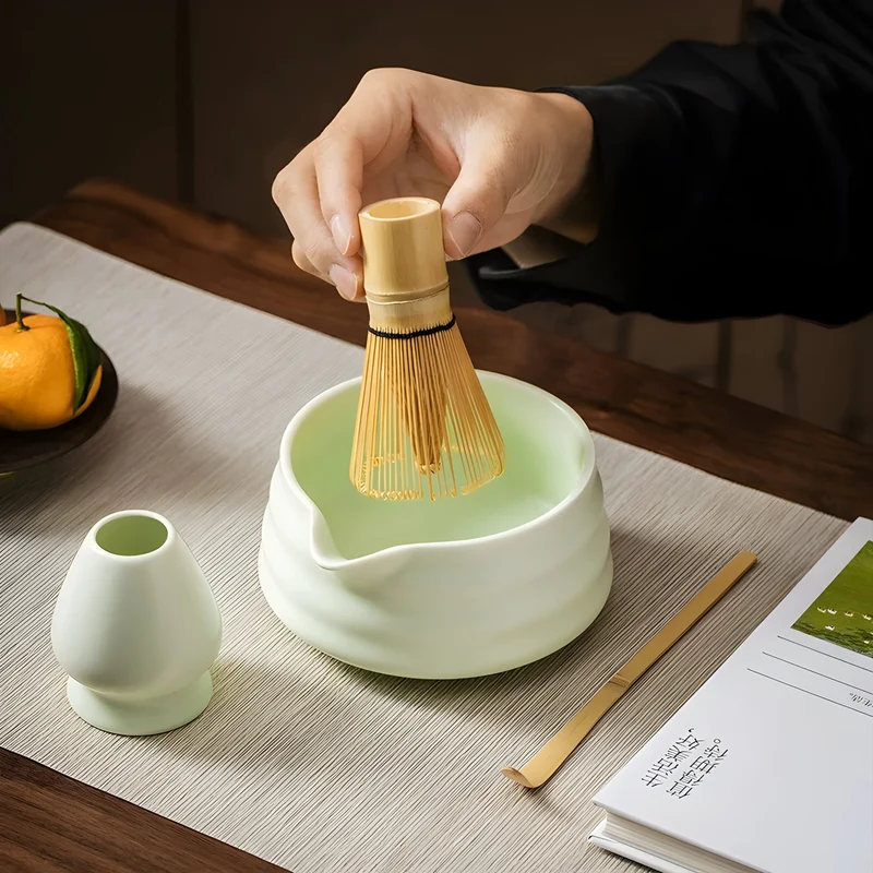 Japansk Matcha Teesæt i Keramik – Autentisk Teeceremoni