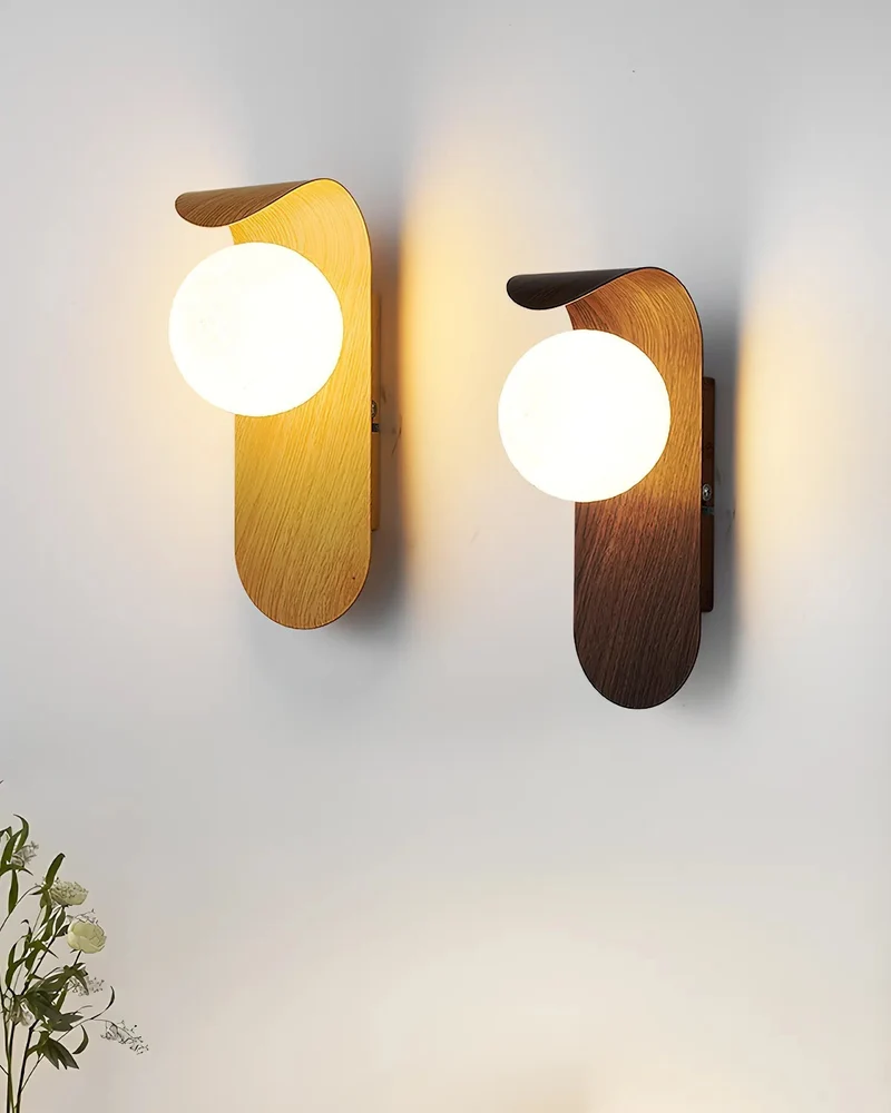 Japandi LED Væglampe 25 cm – Stilfuld og Energibesparende