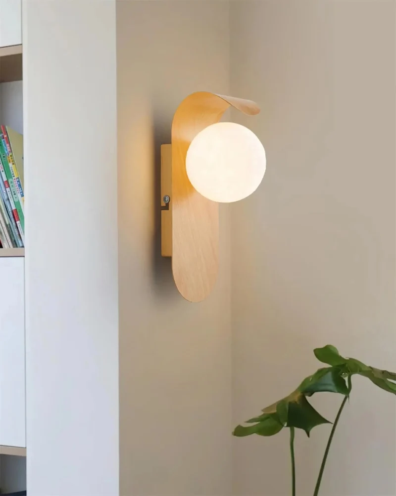 Japandi LED Væglampe 25 cm – Stilfuld og Energibesparende