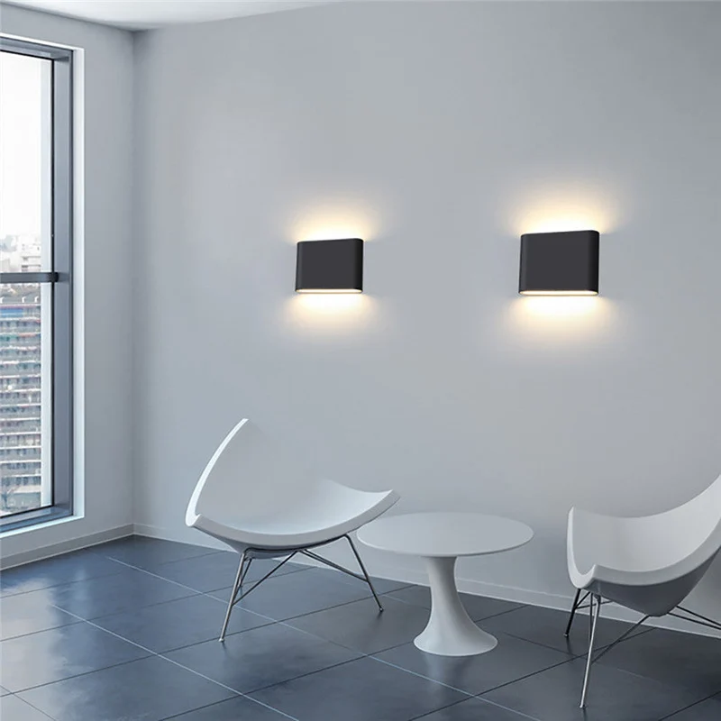Elegant Udendørs LED Væglampe - Vandtæt & Energibesparende