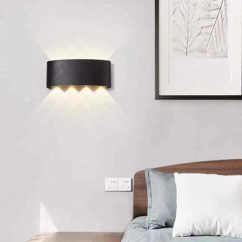 Vandtæt LED-udendørslampe i aluminium med imponerende lys