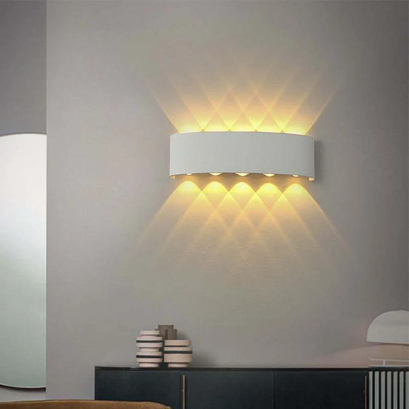 Vandtæt LED-udendørslampe i aluminium med imponerende lys