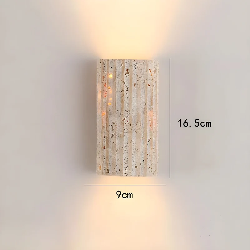 Naturstens LED Væglampe - Elegant og Energibesparende Belysning