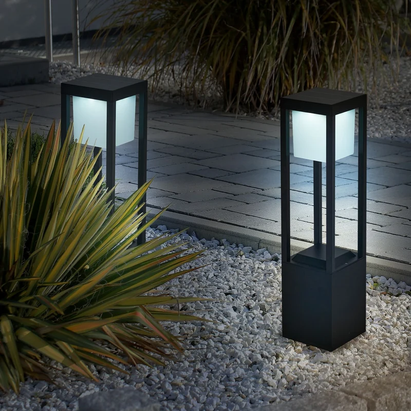 Solcellelampe til udendørs brug - LED, 60 cm, IP54