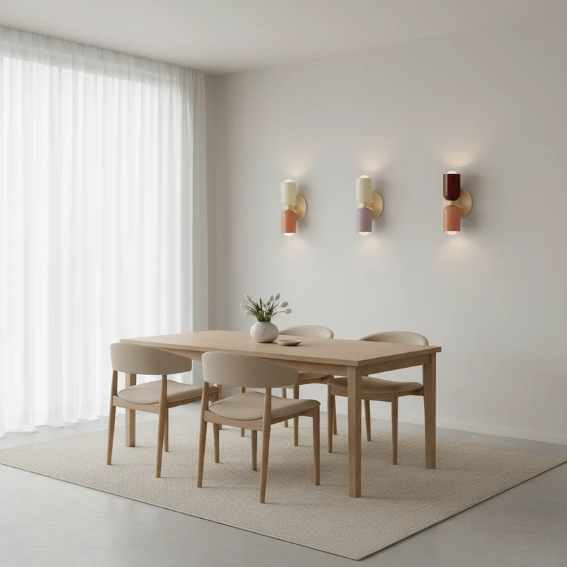Moderne LED-væglampe med energieffektiv belysning