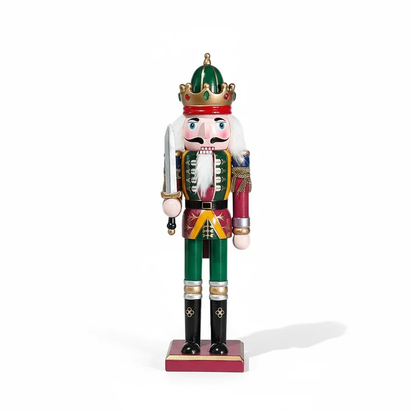 Klassisk Nøddeknækkerfigur i Harpiks til Julehygge