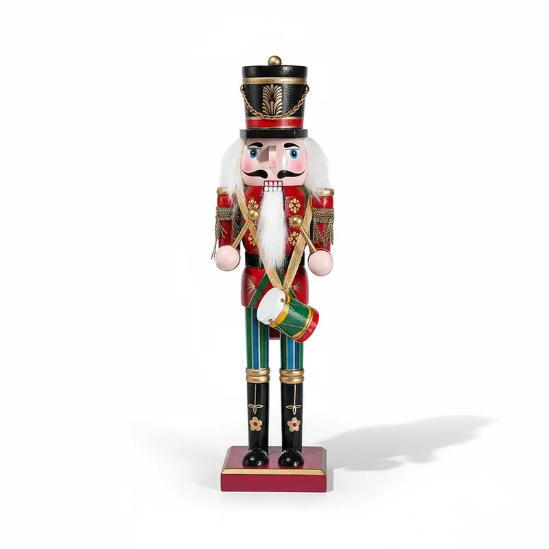 Klassisk Nøddeknækkerfigur i Harpiks til Julehygge