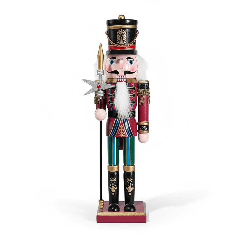 Klassisk Nøddeknækkerfigur i Harpiks til Julehygge
