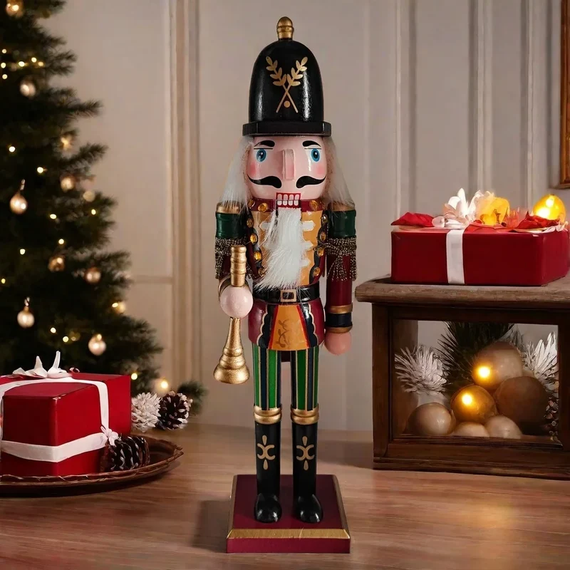 Klassisk Nøddeknækkerfigur i Harpiks til Julehygge