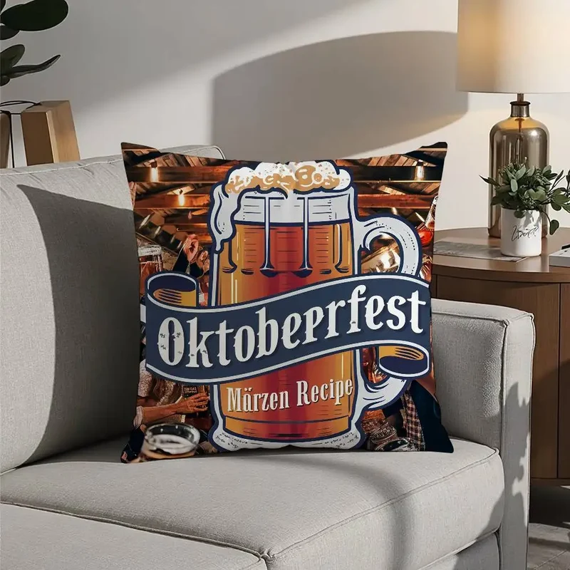 Dekorativ pude med tryk - Festlig og holdbar komfort