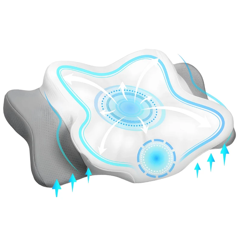 Ergonomisk 3D Sovepude til Sidesovere – Optimal Komfort
