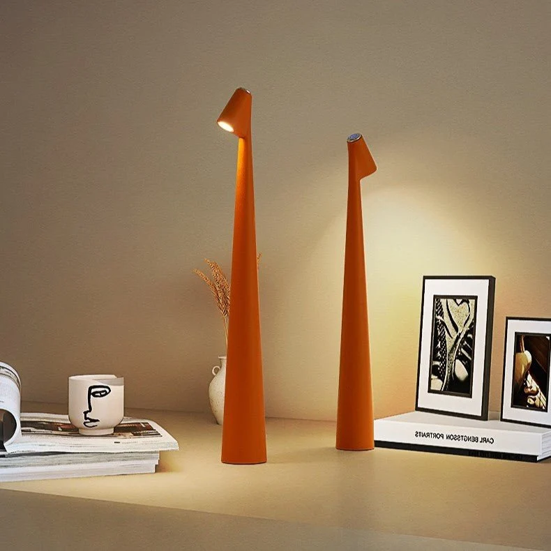 Trådløs Gulvlampe med Justerbar Lysstyrke og Stilrent Design