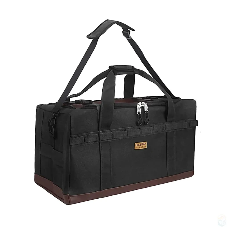 120L Eventyrtaske i Canvas med Fleksibel Opbevaring