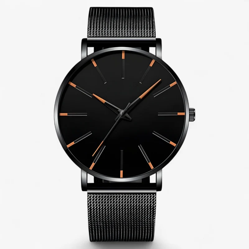 Elegant Herreur med Ultra-Tyndt Design og Tidsløs Stil