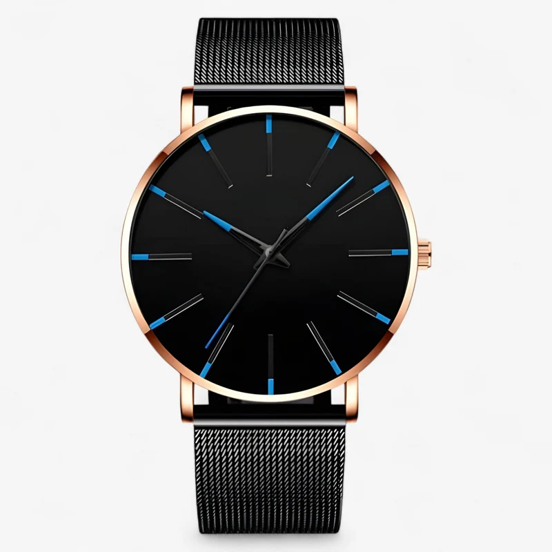 Elegant Herreur med Ultra-Tyndt Design og Tidsløs Stil