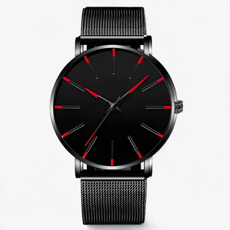 Elegant Herreur med Ultra-Tyndt Design og Tidsløs Stil