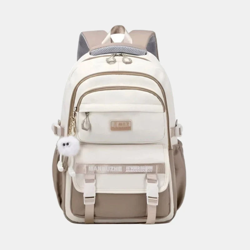 Unisex Nylon Rygsæk: Letvægt og Slidstærk til Skolebrug