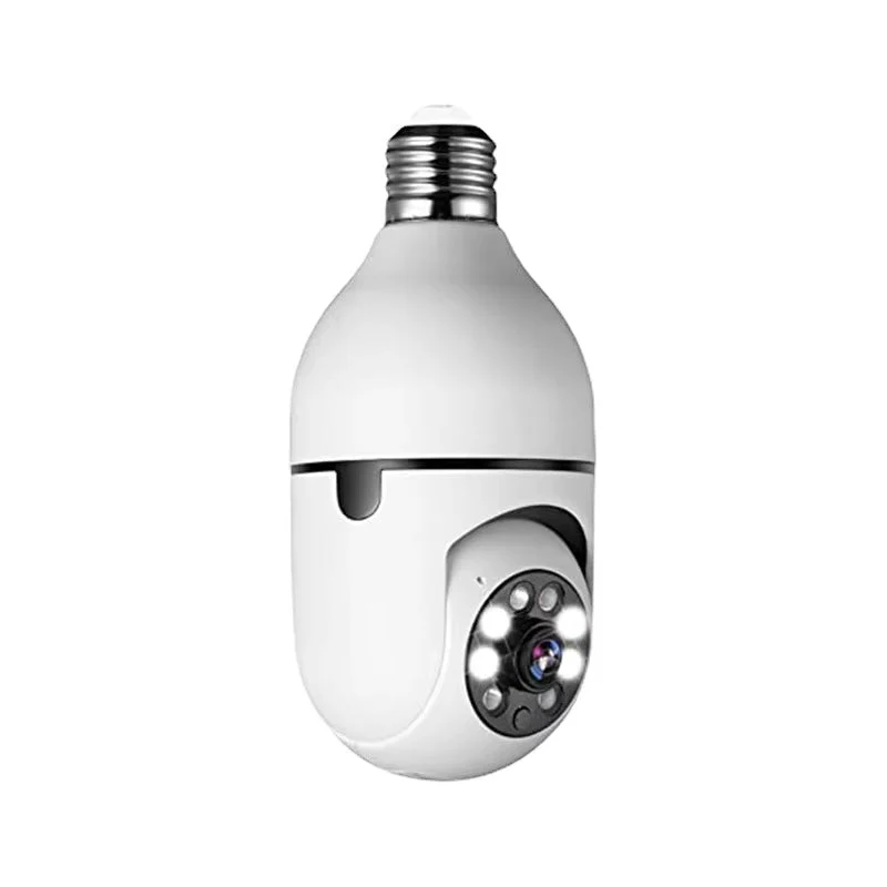 Smart Gloeilamp Kamera med Nattevision og Bevægelsesdetektion