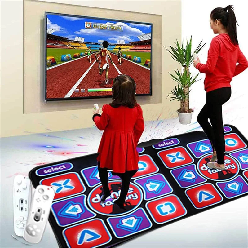 Dobbelt Dansemåtte til PC & TV – Sjov Motion for Hele Familien