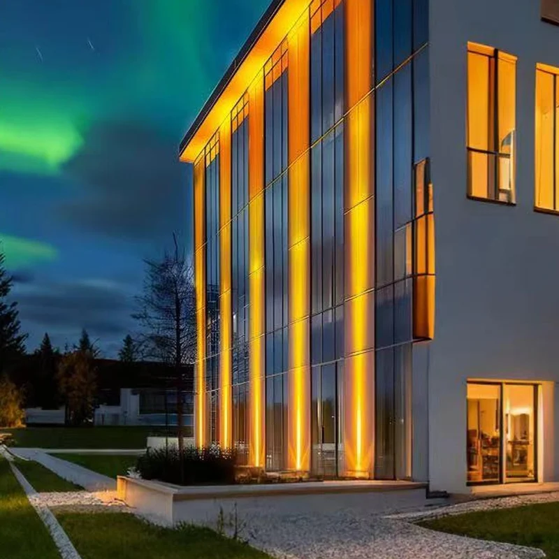 Vandtætte LED-spotlights til udendørs belysning med justerbar lys
