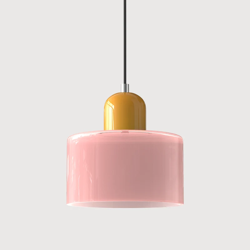 Stilfuld Glaspendel Lampe med Blød Stemningsbelysning