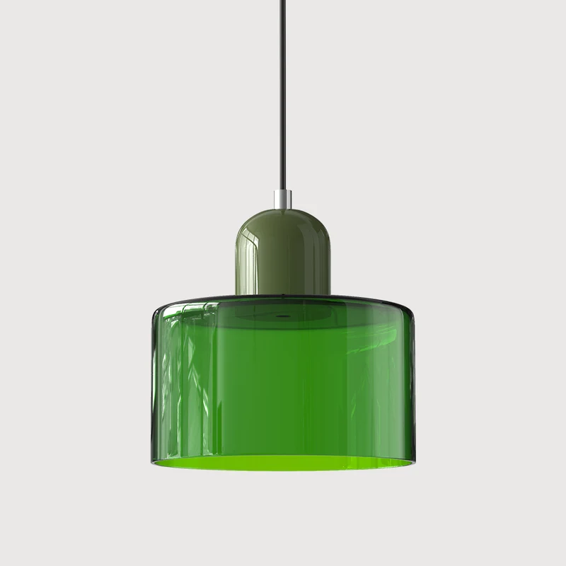 Stilfuld Glaspendel Lampe med Blød Stemningsbelysning