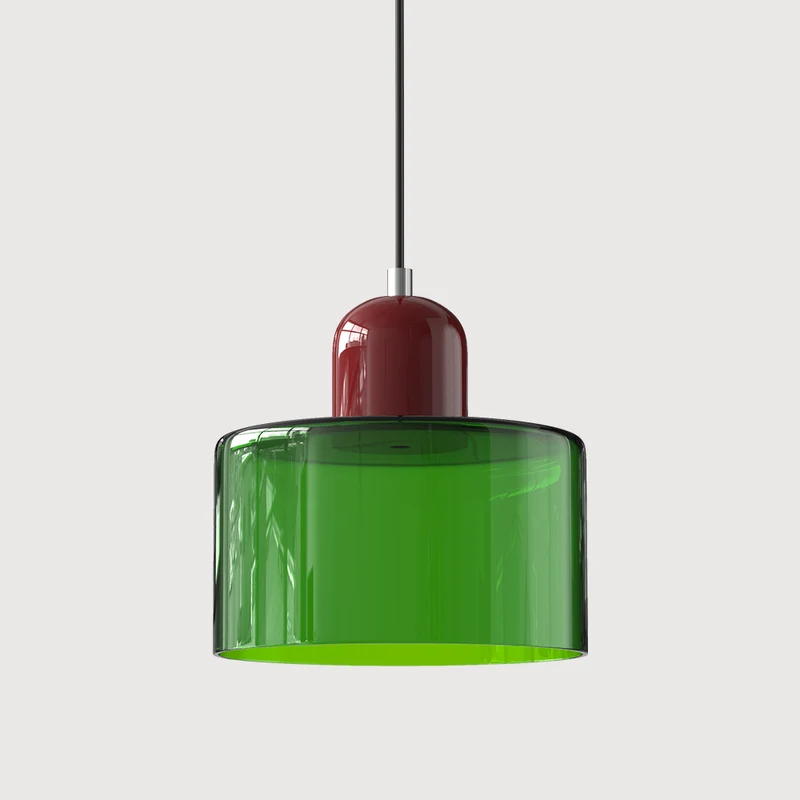 Stilfuld Glaspendel Lampe med Blød Stemningsbelysning