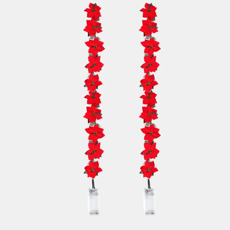Energibesparende LED Poinsettia Lys - Skab Festlig Stemning