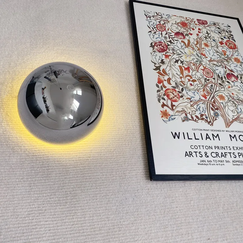 Rund Væglampe med Nordisk Design og Blødt LED-Lys