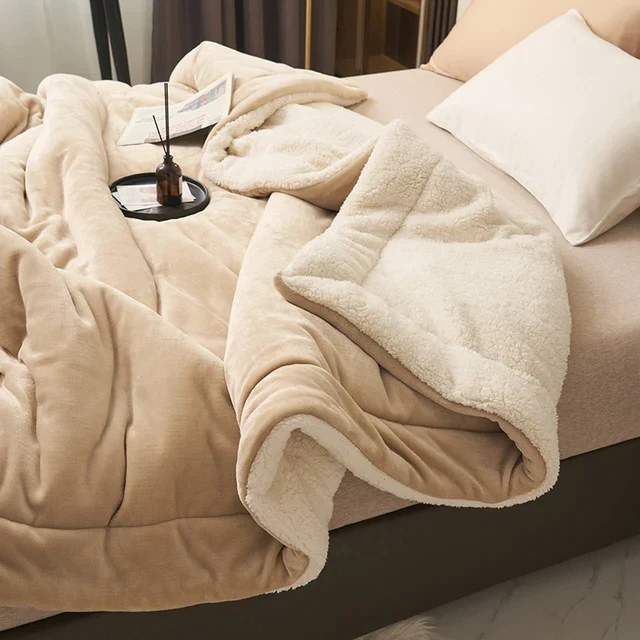Superblødt Varmefleece Tæppe - Perfekt til Hygge og Komfort