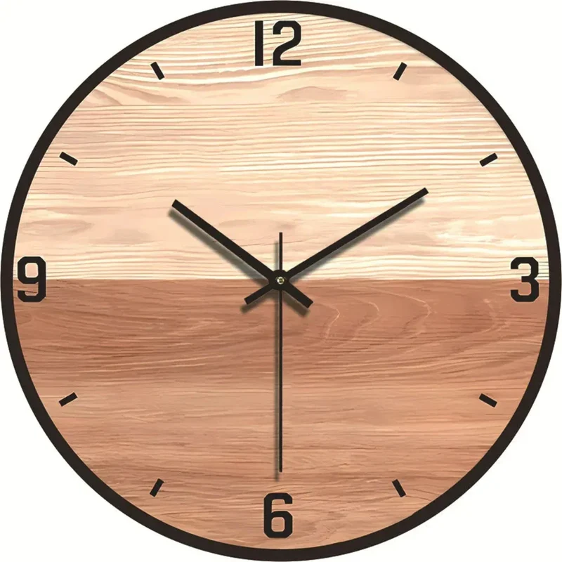 Stilrent vægur med lydløs bevægelse og moderne design