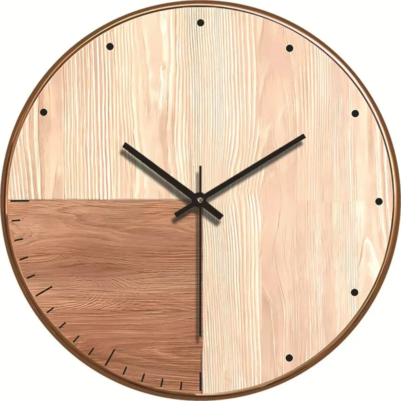 Stilrent vægur med lydløs bevægelse og moderne design