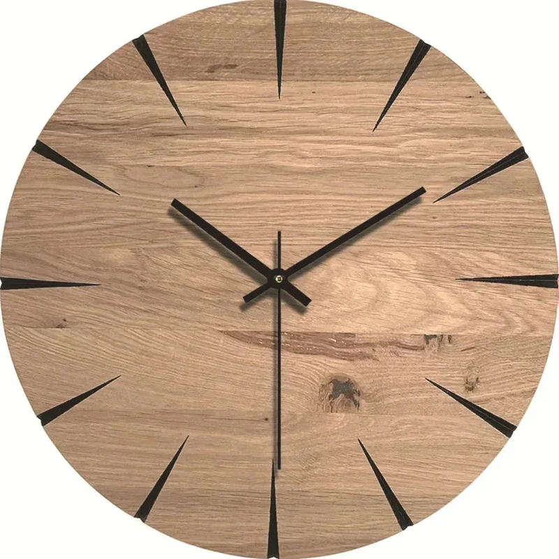 Stilrent vægur med lydløs bevægelse og moderne design
