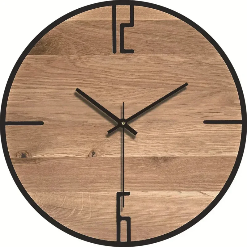 Stilrent vægur med lydløs bevægelse og moderne design