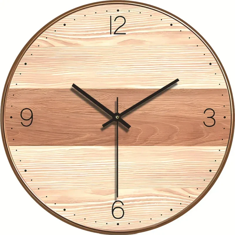 Stilrent vægur med lydløs bevægelse og moderne design