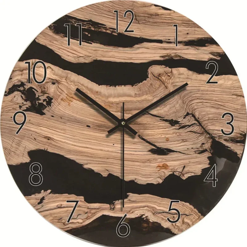 Stilrent vægur med lydløs bevægelse og moderne design