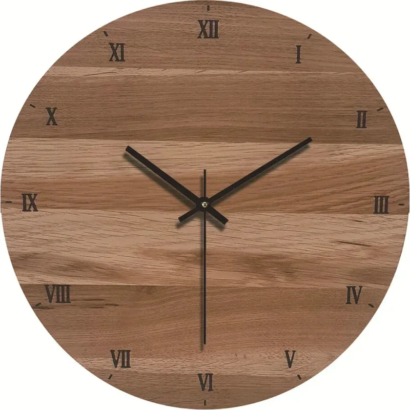 Stilrent vægur med lydløs bevægelse og moderne design