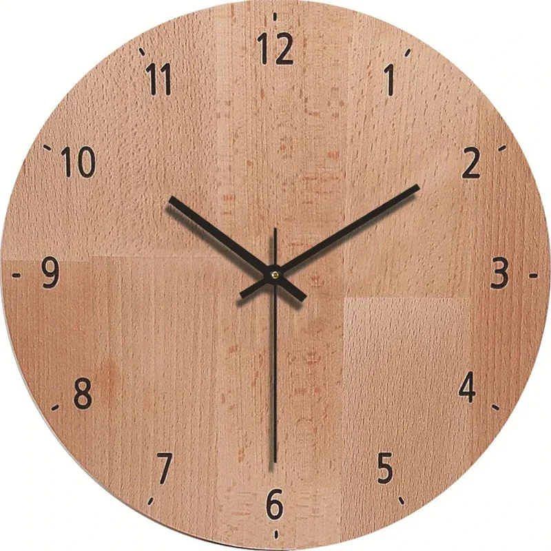 Stilrent vægur med lydløs bevægelse og moderne design