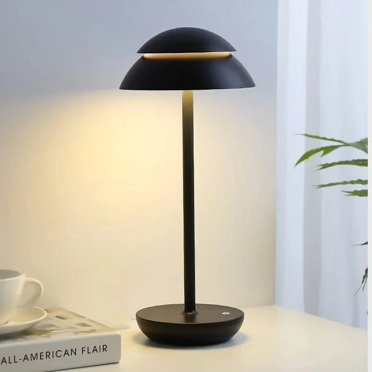 Elegant Trådløs Lampe med Justerbart Varmt Lys