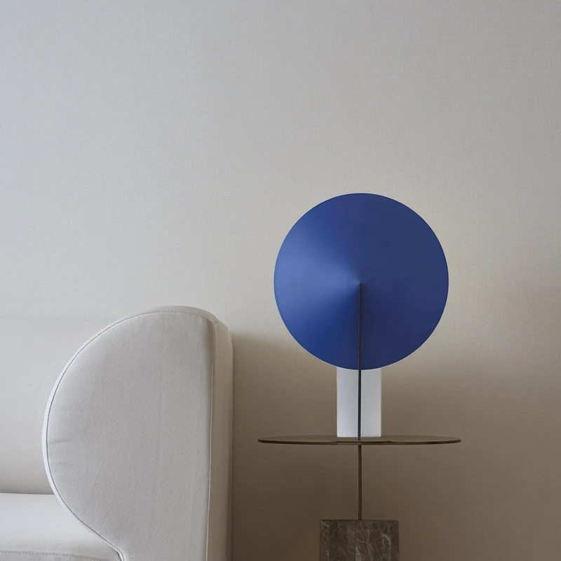 Elegant Cirkel Bordlampe med Blød, Indbydende Glød