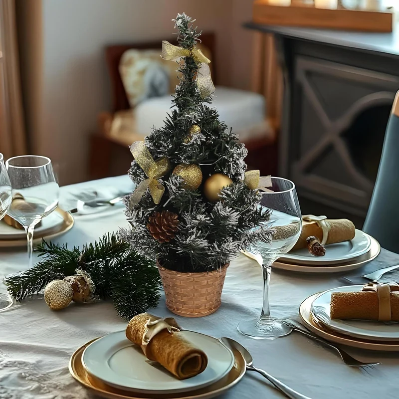 Kreativt Mini Juletræ DIY Sæt – Sjov Dekoration for Børn