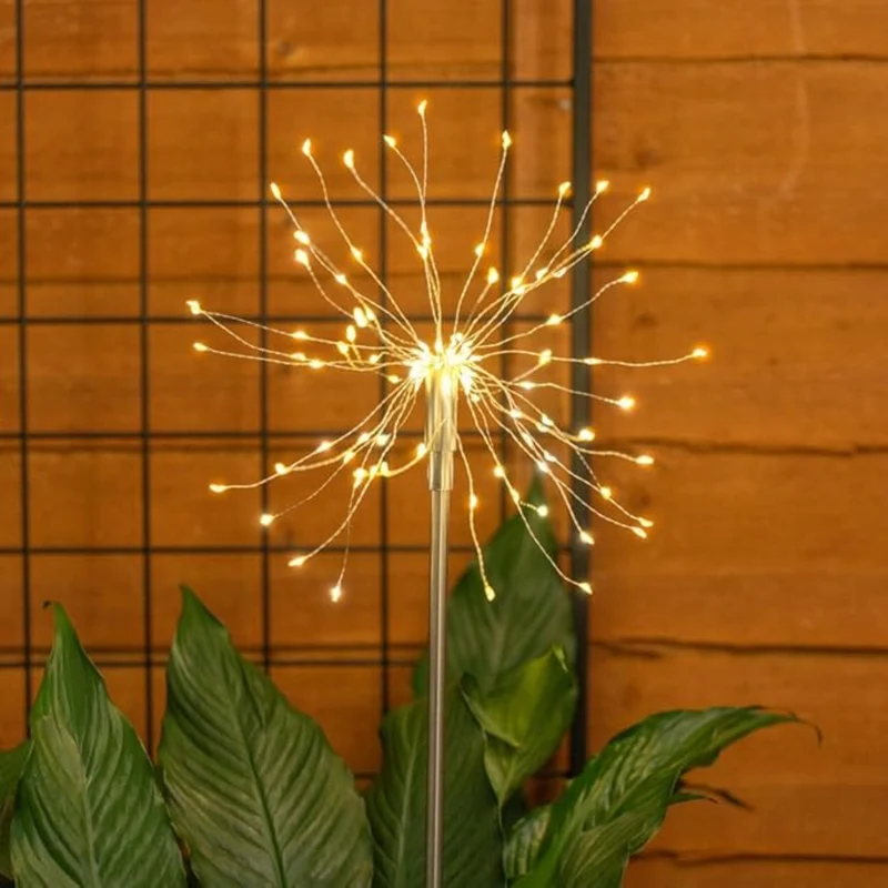 Stjerneformet LED-bordlampe med varm, hyggelig belysning