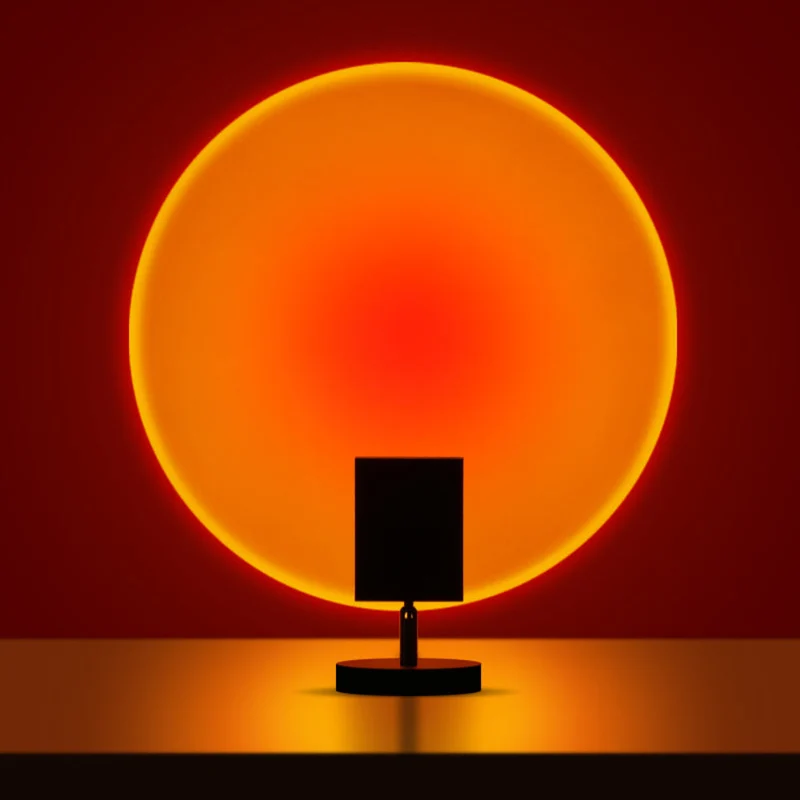 Stilren LED Bordlampe med Betagende Halo-projektion