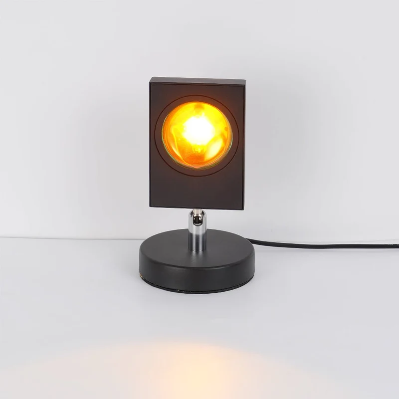 Stilren LED Bordlampe med Betagende Halo-projektion