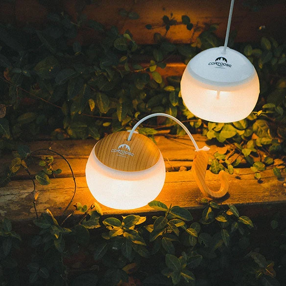 Bærbar LED Campinglampe med Justerbar Lysstyrke og USB